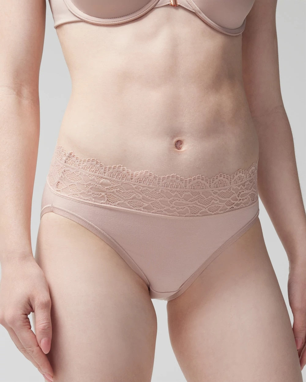 Soma High-Leg Panty with Enchanting Lace