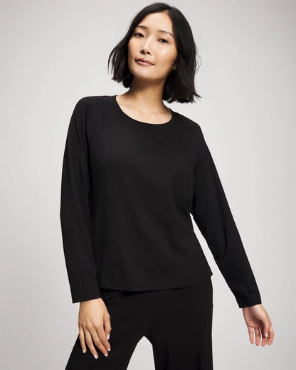 Soma Most Loved Cotton Long Sleeve Pajama Tee