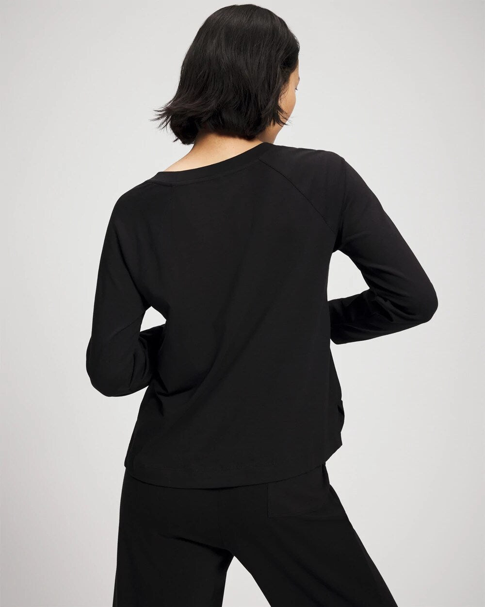 Soma Most Loved Cotton Long Sleeve Pajama Tee