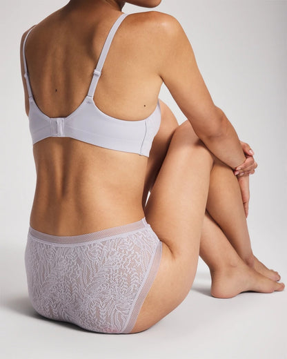Soma Soma High-Leg Panty with Stretch Lace