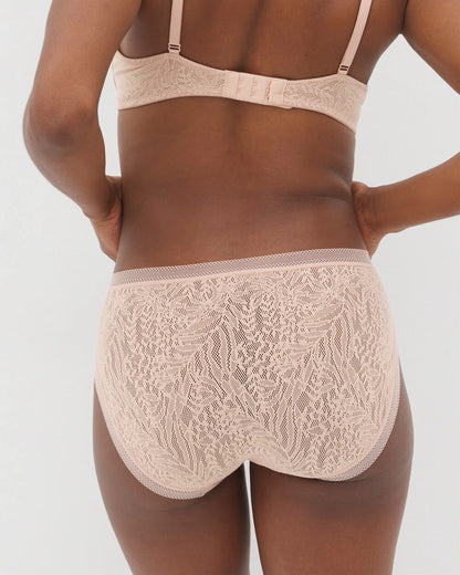 Soma Soma High-Leg Panty with Stretch Lace