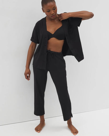Soma Button-Front Pajama Tee