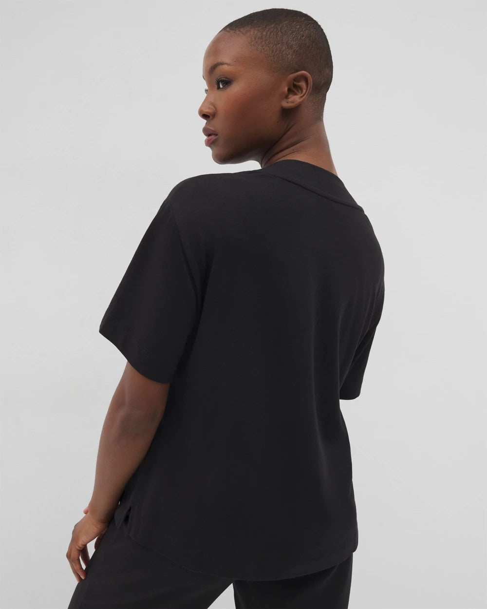 Soma Button-Front Pajama Tee