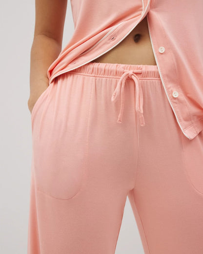 Soma Solid Piped Pajama Pants