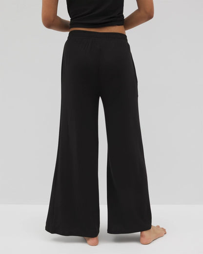 Soma Lightweight Rib Knit Wide Leg Pajama Pants