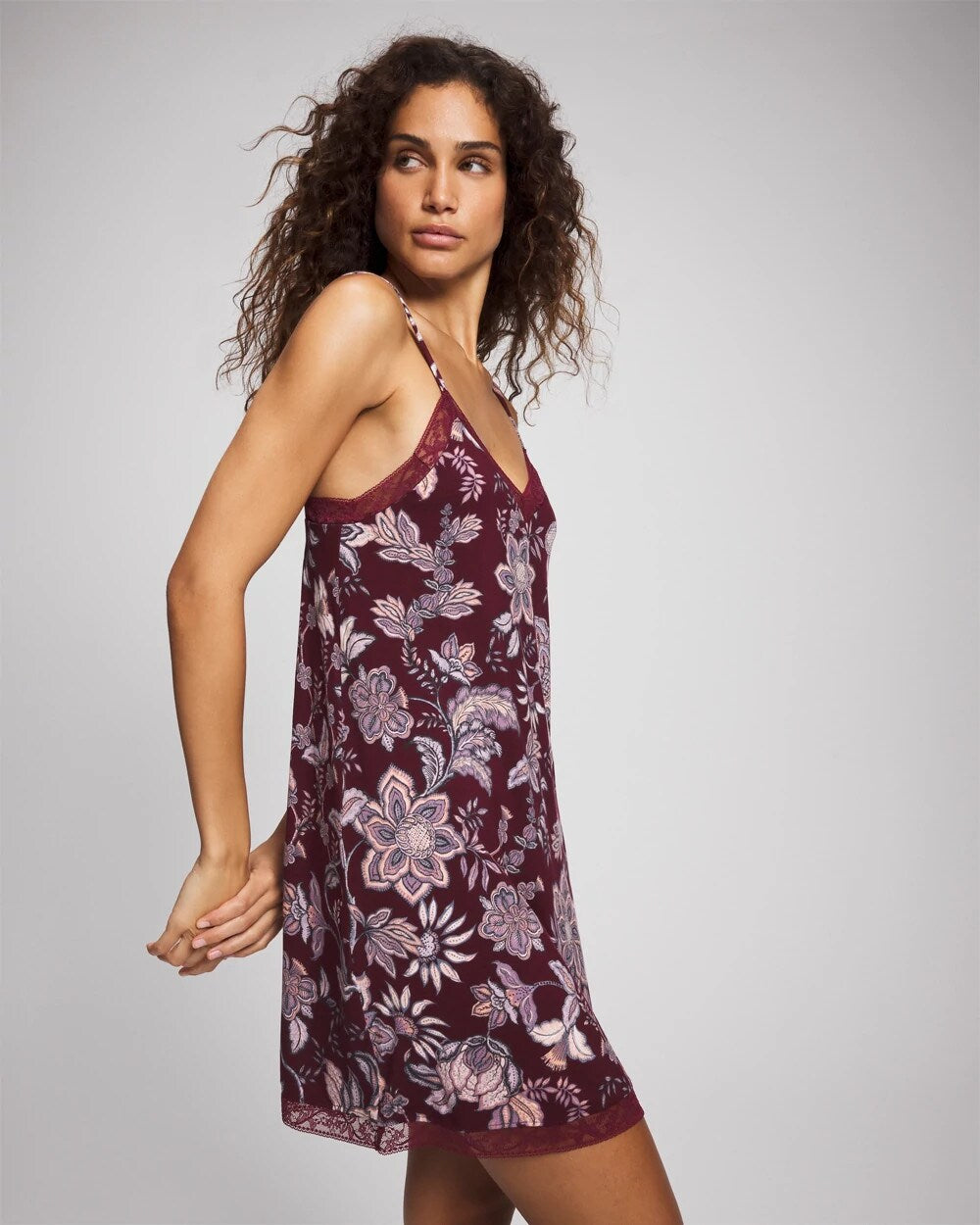 Soma Lace Trim Chemise