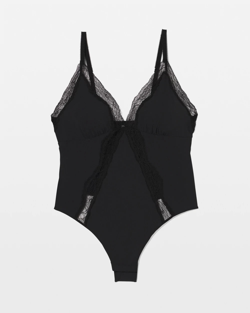 Soma Stretch Crepe Lace Bodysuit