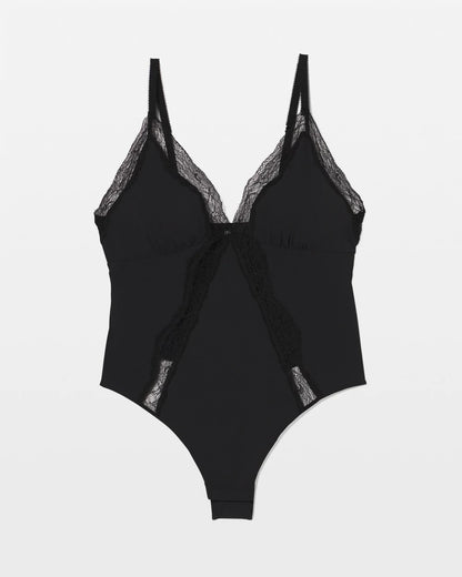 Soma Stretch Crepe Lace Bodysuit