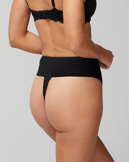 Soma High-Waist Thong Panty With Lace