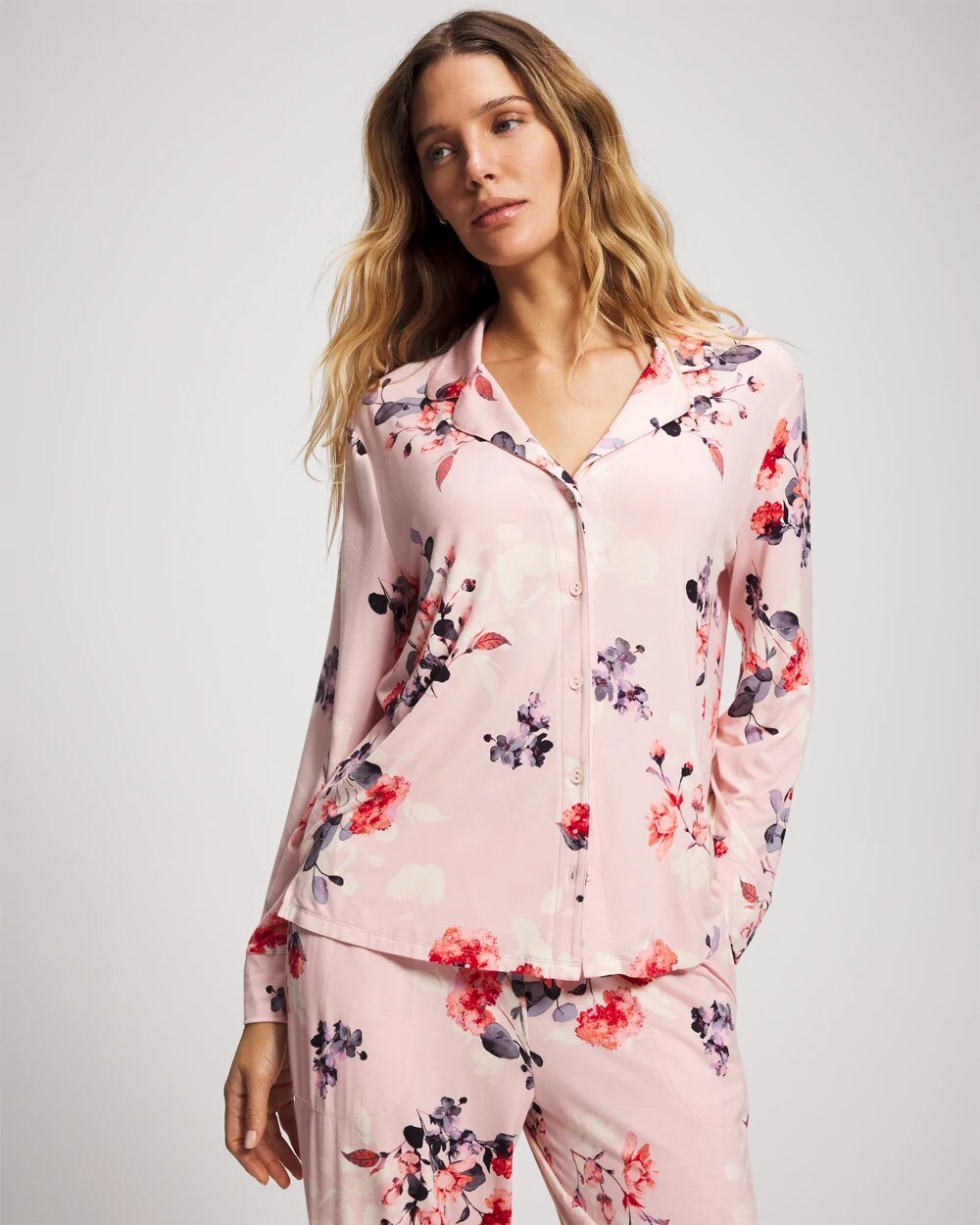 Soma Long Sleeve Notch Collar