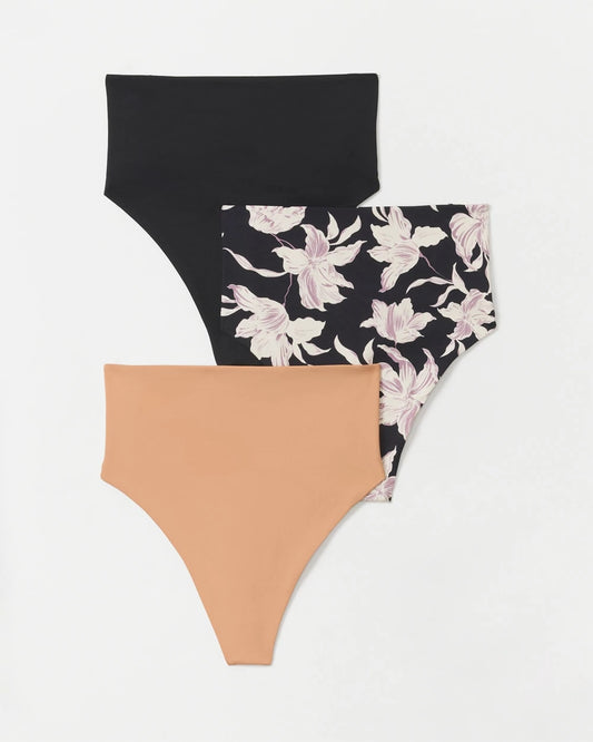 Soma High-Waist Thong Panty 3 Pack