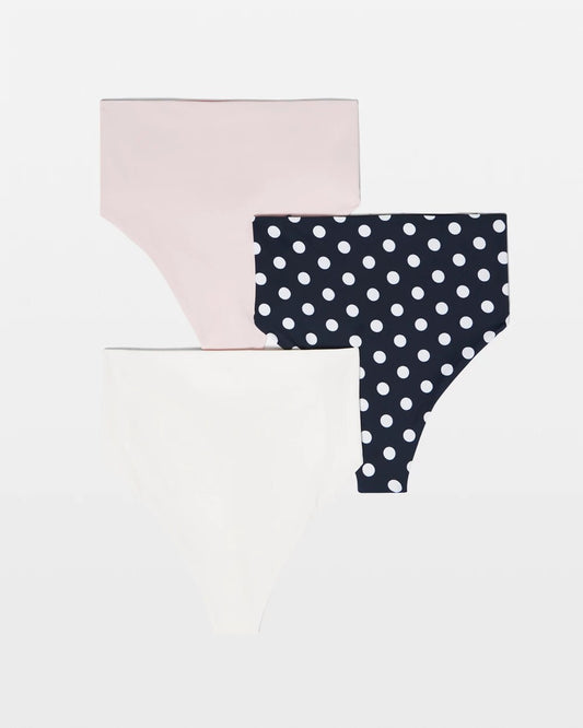 Soma High-Waist Thong Panty 3 Pack