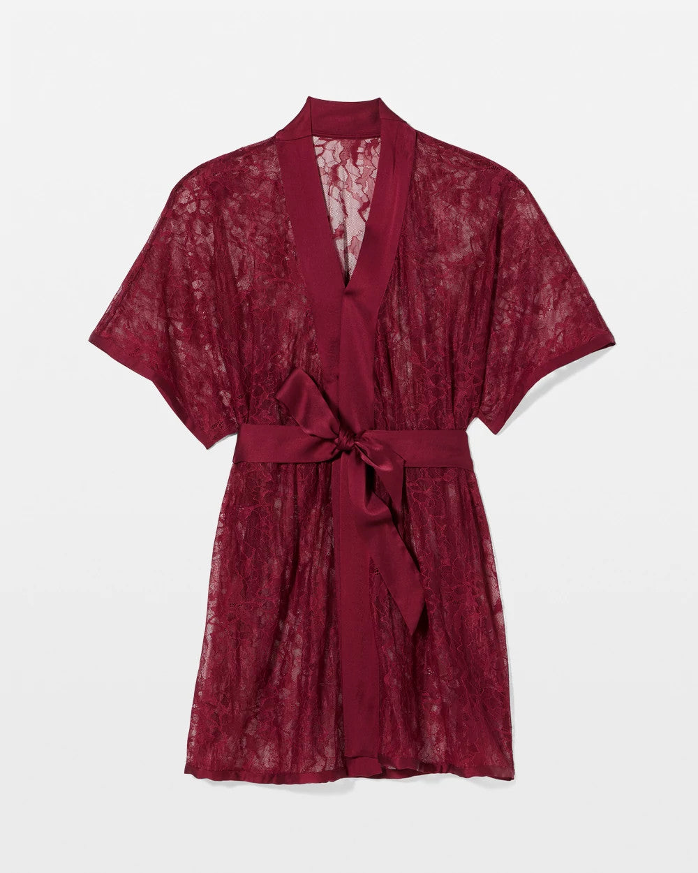 Soma Lace And Silk Robe