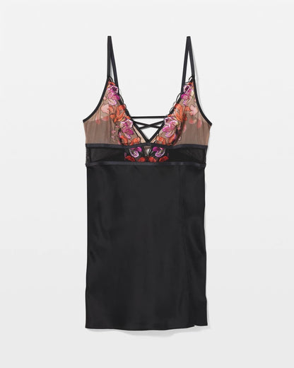 Soma Soma's Sexiest Silk Embroidered Chemise