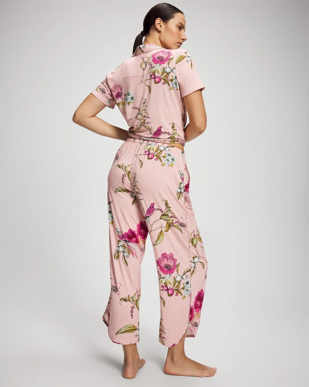 Soma Piped Crop Pajama Pant