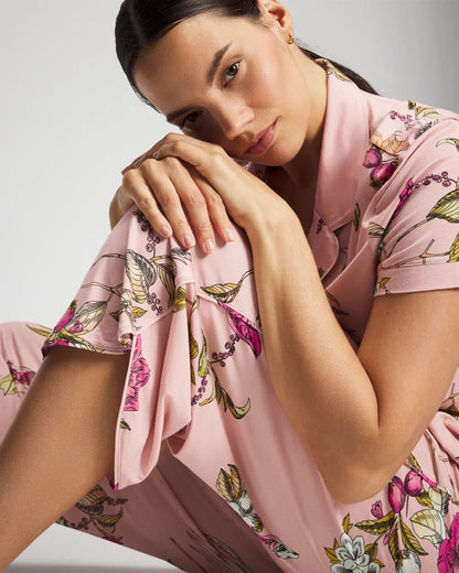 Soma Piped Crop Pajama Pant