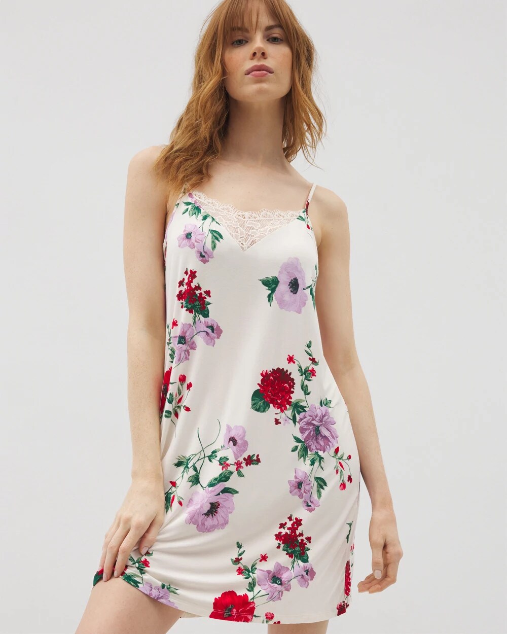 Soma Lace Trim Chemise