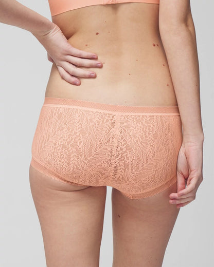 Soma Soma Boyshort Panty with Stretch Lace