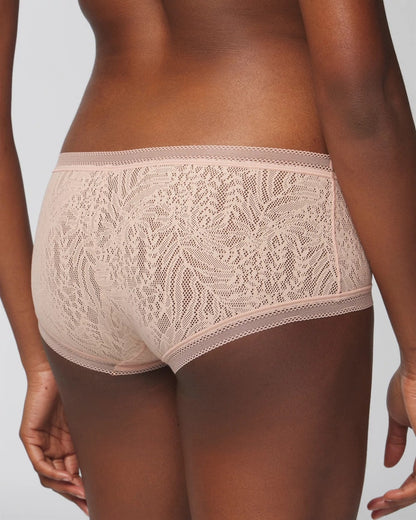 Soma Soma Boyshort Panty with Stretch Lace