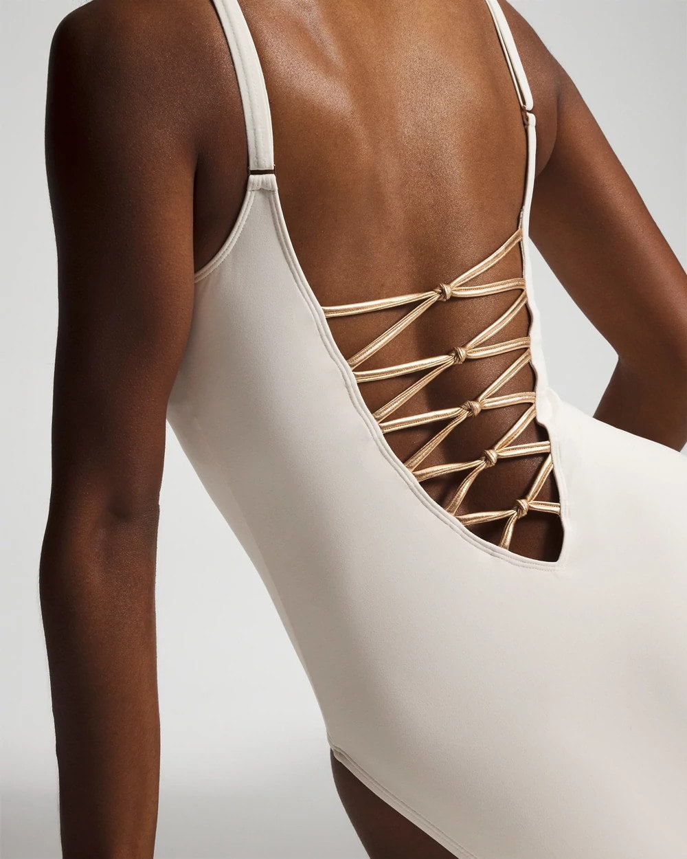 Soma Let’s Get Knotty Lace-Down One-Piece Suit