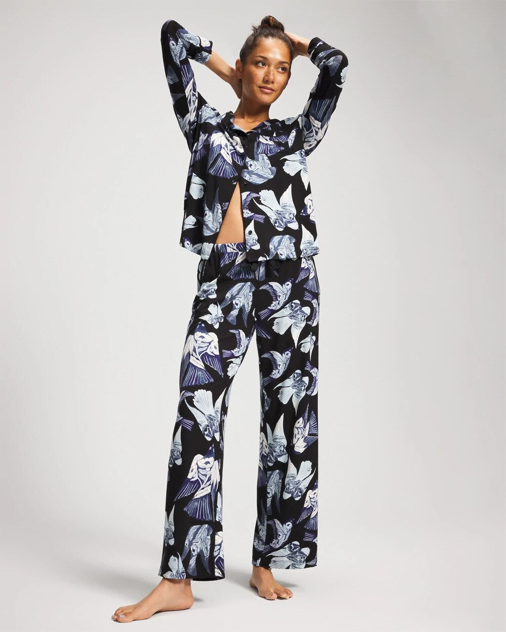 Soma Satin Trim Pajama Pant