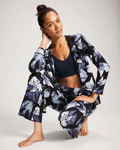 Soma Satin Trim Pajama Pant