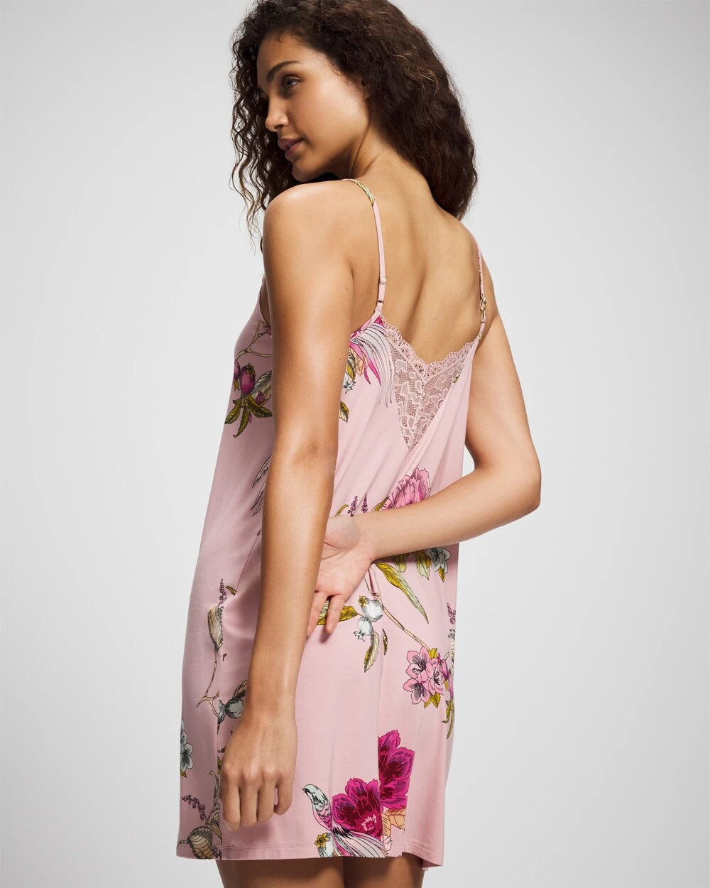 Soma Lace Trim Chemise
