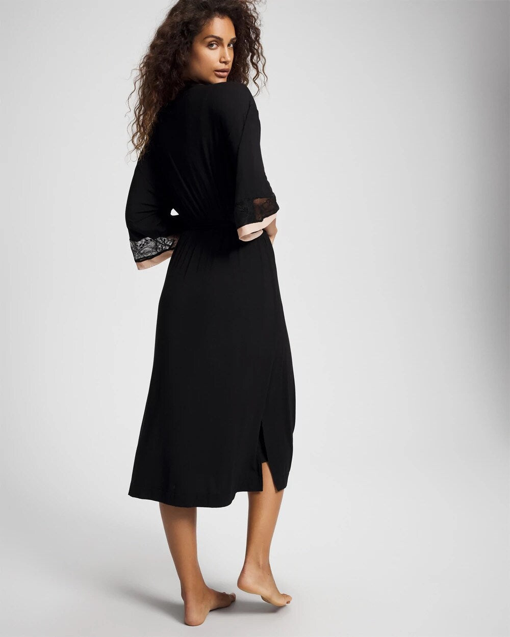 Soma Lace Midi Robe