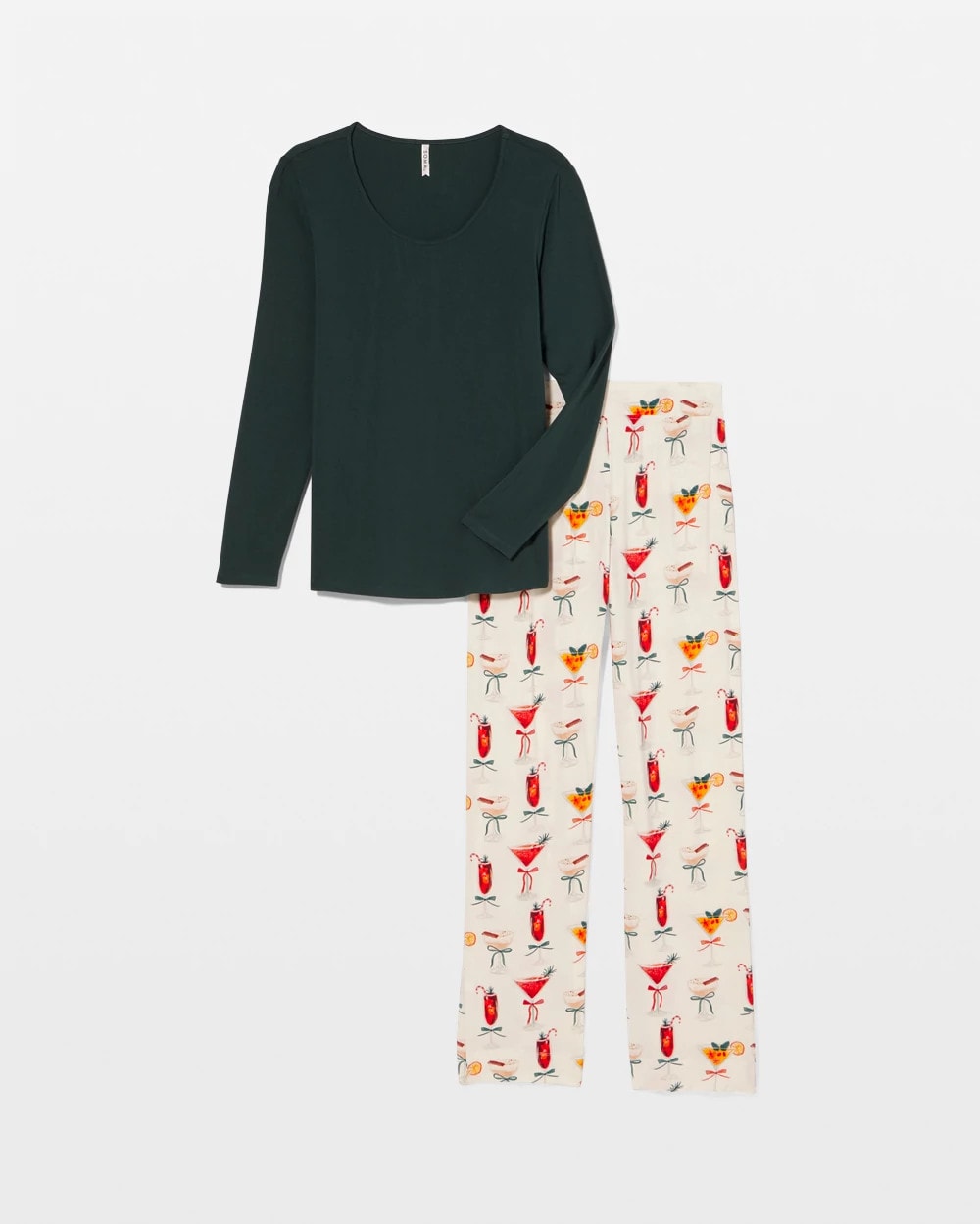 Soma Packaged Long-Sleeve Pant Pajama Set