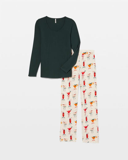 Soma Packaged Long-Sleeve Pant Pajama Set