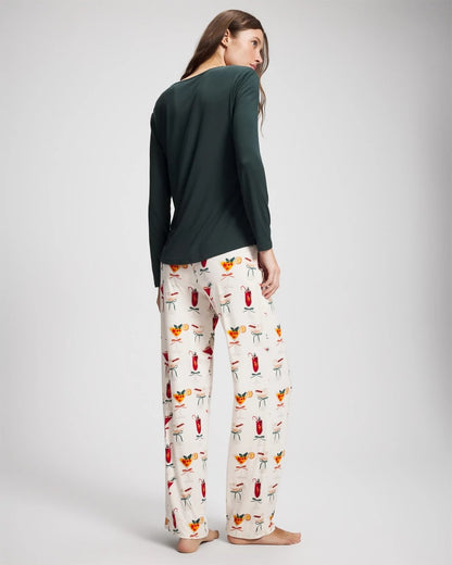 Soma Packaged Long-Sleeve Pant Pajama Set