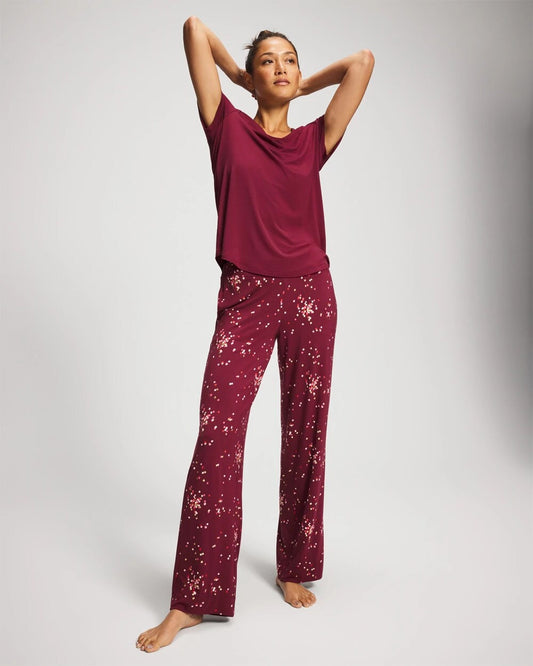 Soma Packaged Short-Sleeve Pant Pajama Set