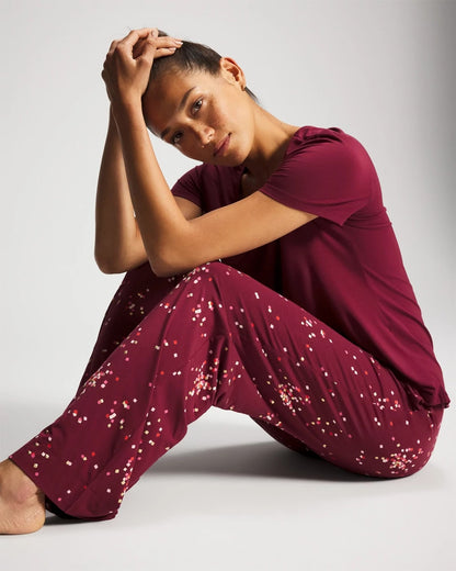 Soma Packaged Short-Sleeve Pant Pajama Set