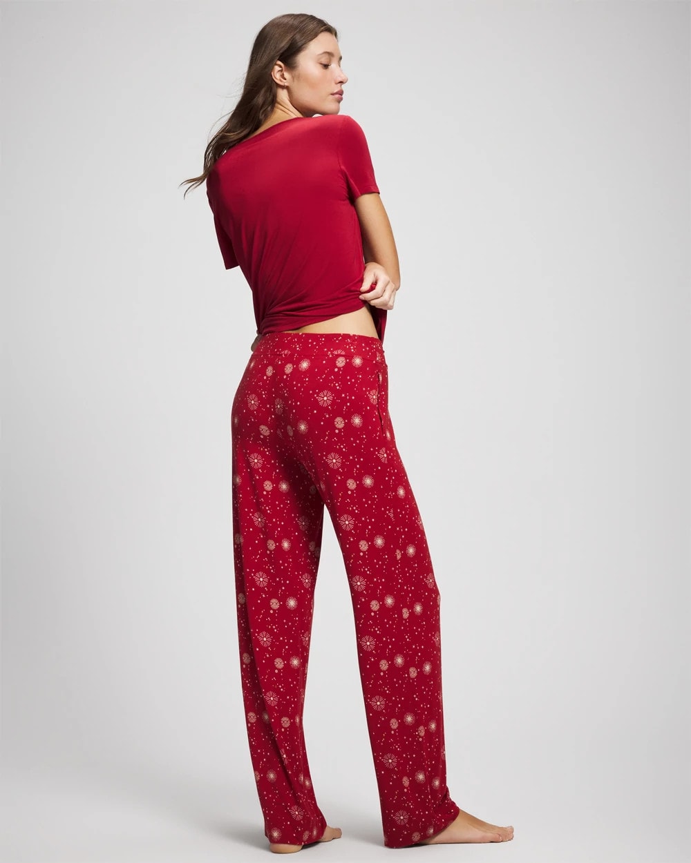 Soma Packaged Short-Sleeve Pant Pajama Set