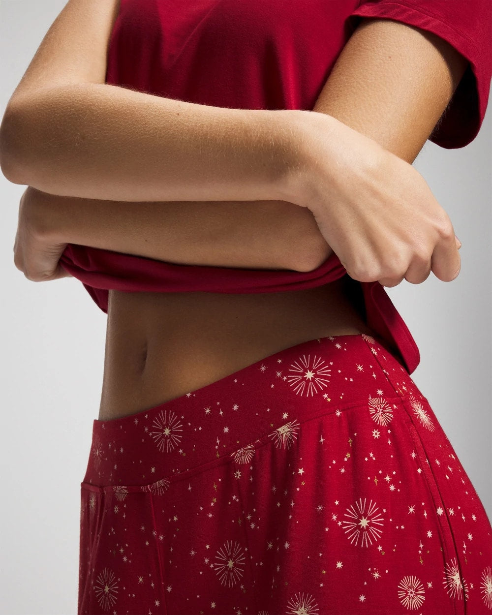 Soma Packaged Short-Sleeve Pant Pajama Set