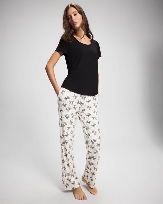 Soma Packaged Short-Sleeve Pant Pajama Set