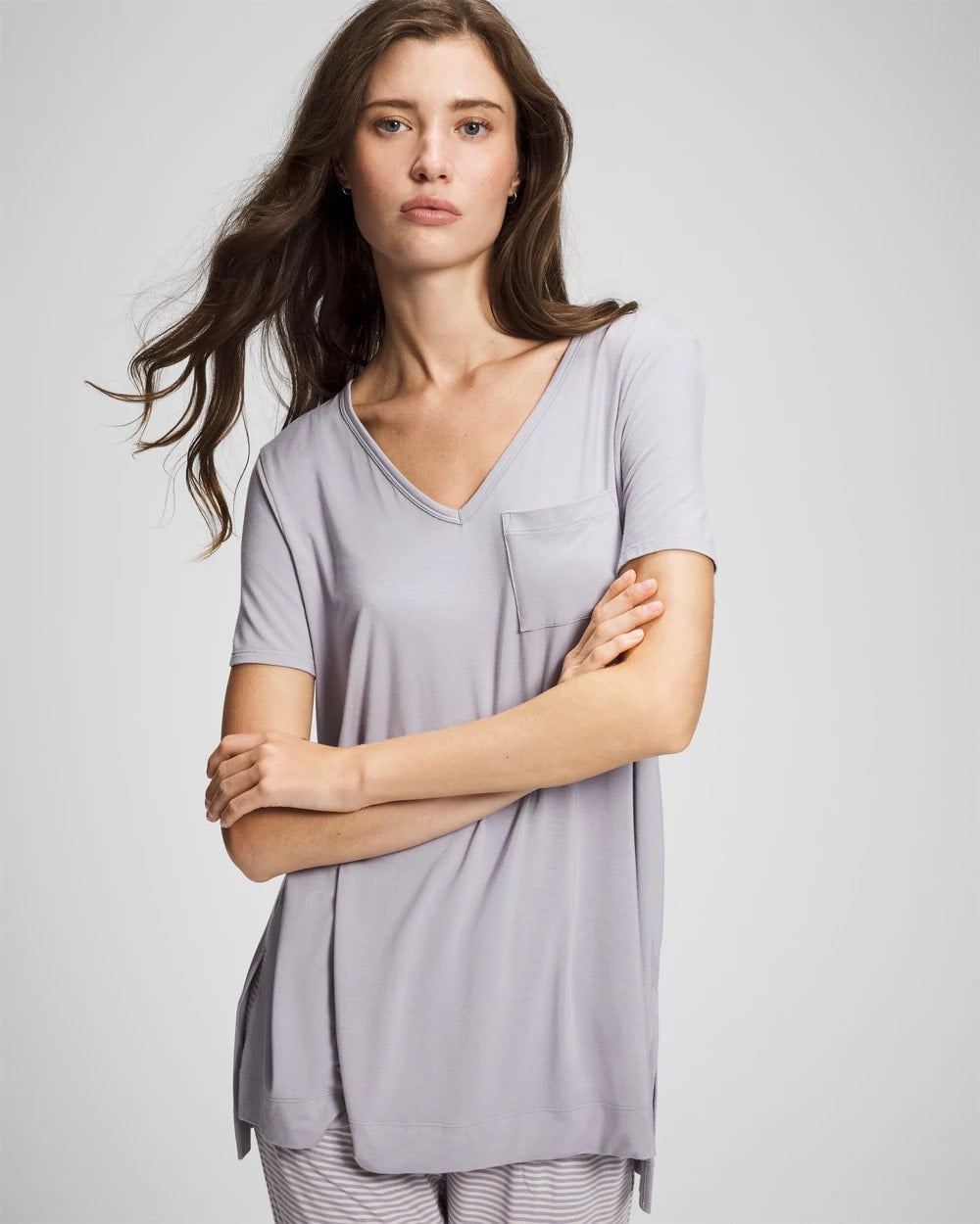 Soma Short Sleeve Pajama Tunic Tee