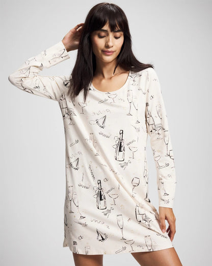 Soma Long-Sleeve Sleepshirt
