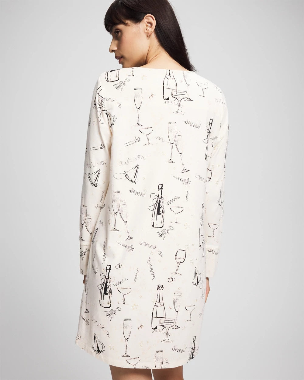 Soma Long-Sleeve Sleepshirt