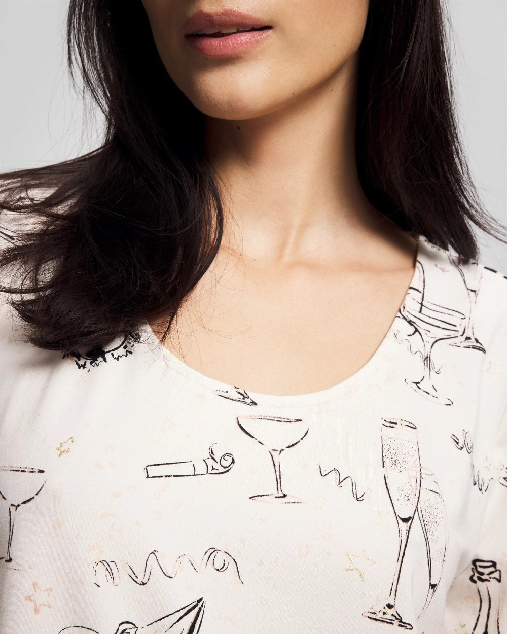 Soma Long-Sleeve Sleepshirt