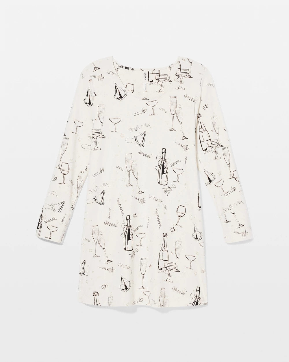 Soma Long-Sleeve Sleepshirt