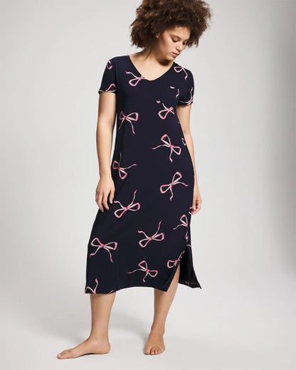 Soma Short Sleeve Long Sleepshirt