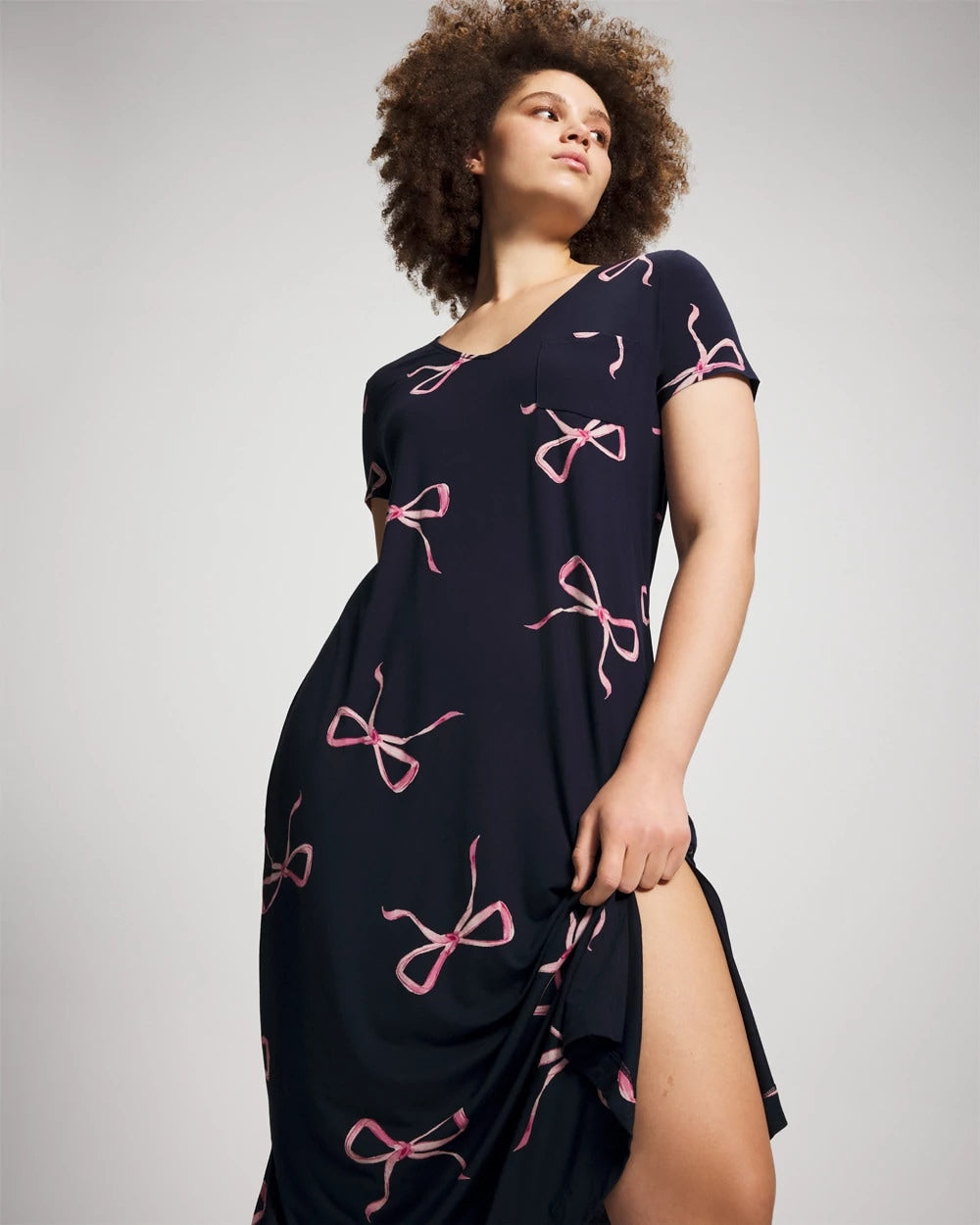 Soma Short Sleeve Long Sleepshirt