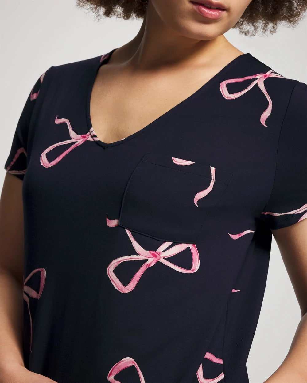 Soma Short Sleeve Long Sleepshirt
