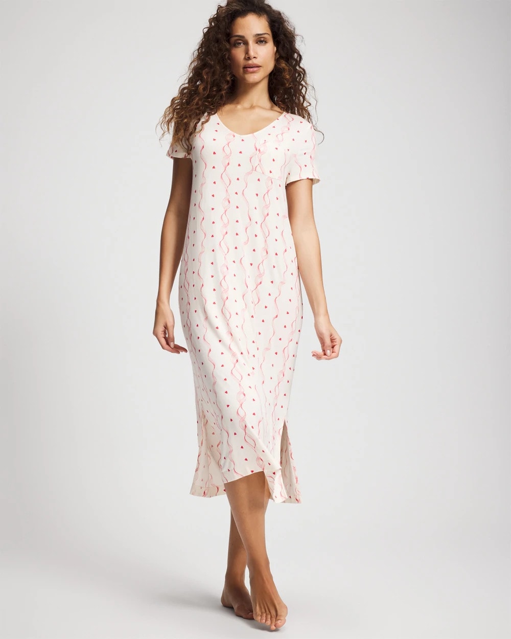 Soma Short Sleeve Long Sleepshirt