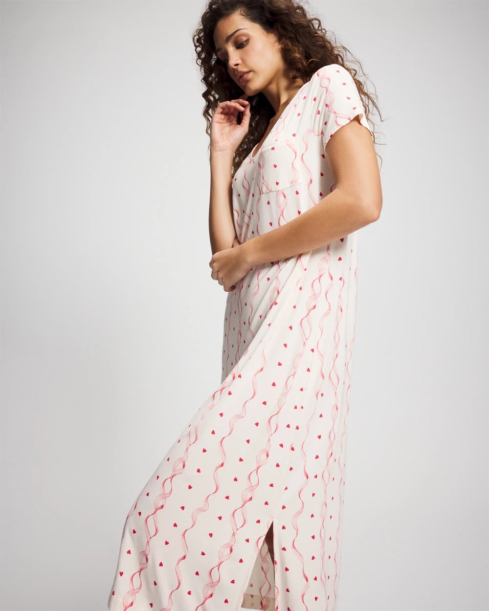 Soma Short Sleeve Long Sleepshirt