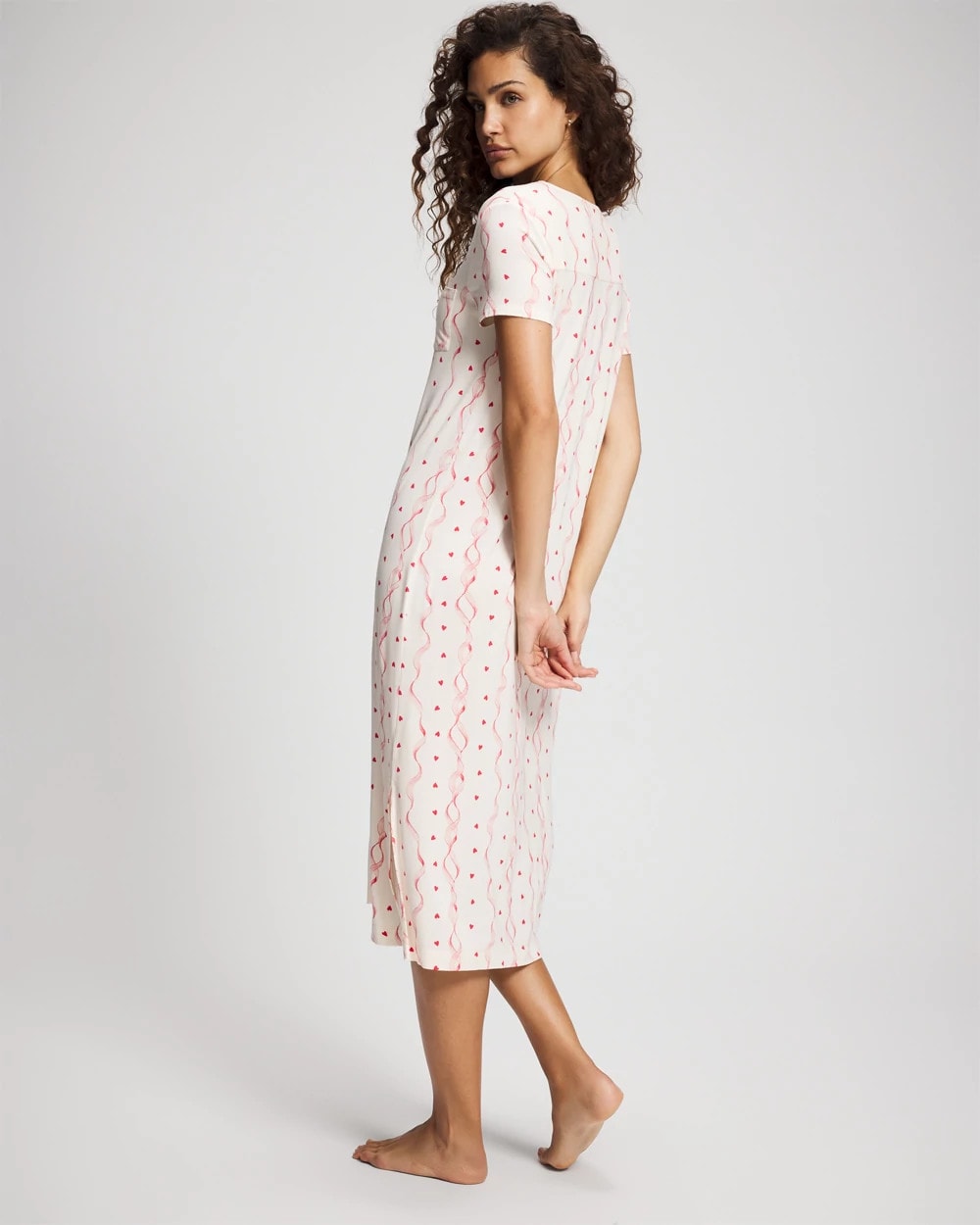 Soma Short Sleeve Long Sleepshirt