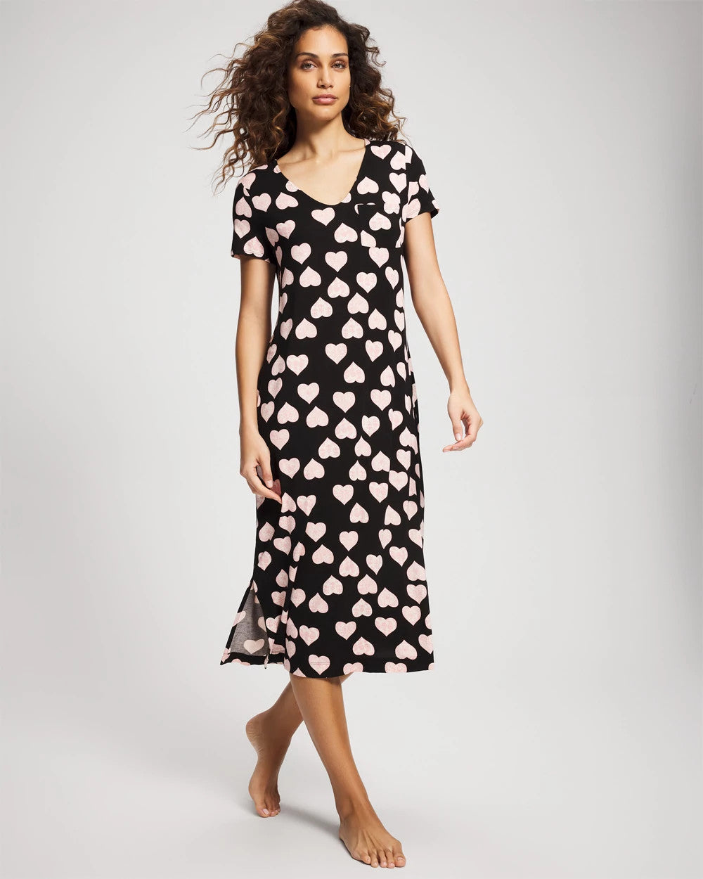 Soma Short Sleeve Long Sleepshirt