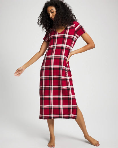 Soma Short Sleeve Long Sleepshirt