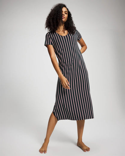 Soma Short Sleeve Long Sleepshirt